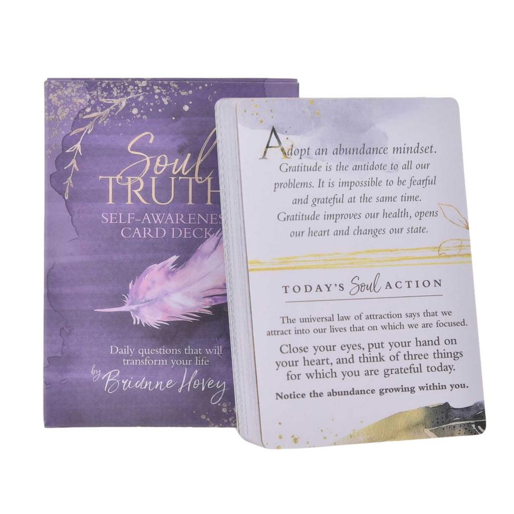 Tarot Cards Deck With Guidebook - ชุดการ์ดความจริงแห่งจิตวิญญาณ การ์ดความรู้สึกในตนเอง คำถามประจำวันที่จะเปลี่ยนชีวิตคุณ การ์ดทาโรต์และออราเคิล พร้อมคู่มือ PDF