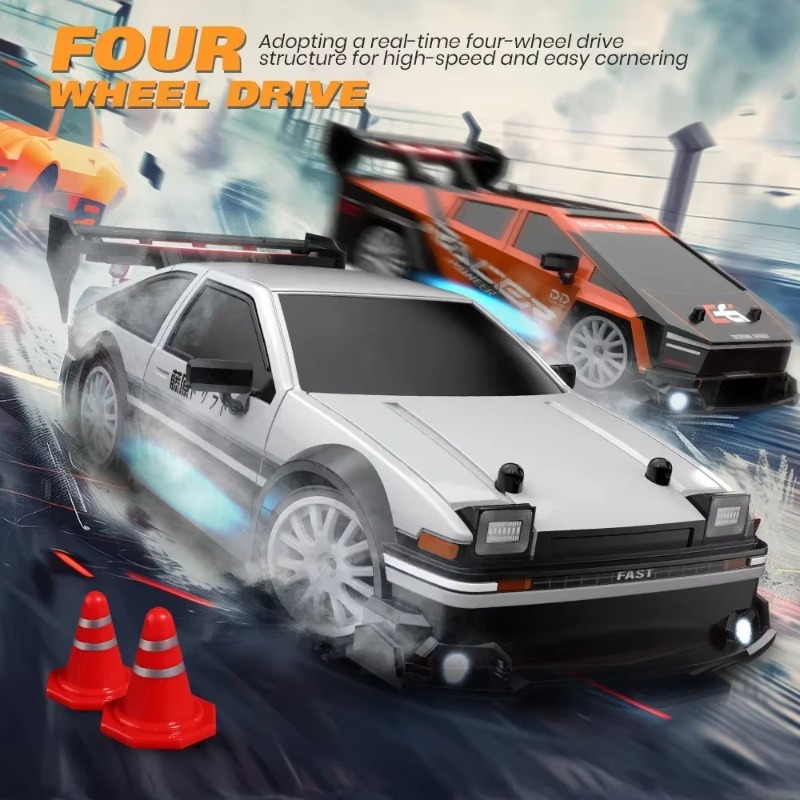 รถแข่ง RC ดริฟท์ในร่ม รีโมทไร้ - Rc Drift Car 1 24 Scale 4Wd บทวิจารณ์และราคา