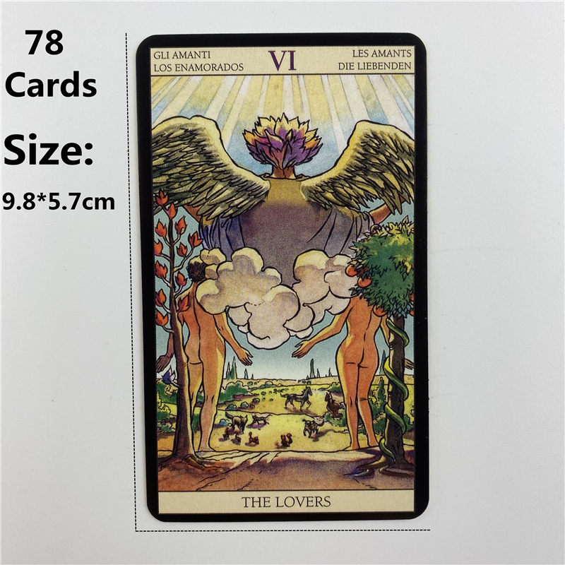 กล่องโลหะ Gilded Edition Back  - Tarot Cards Deck With Guidebook บทวิจารณ์และราคา