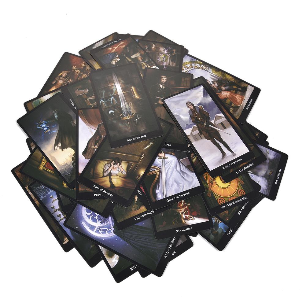 78 ใบ ไพ่ทาโรต์สตีมพังค์ สำหรั - Tarot Cards Deck With Guidebook บทวิจารณ์และราคา
