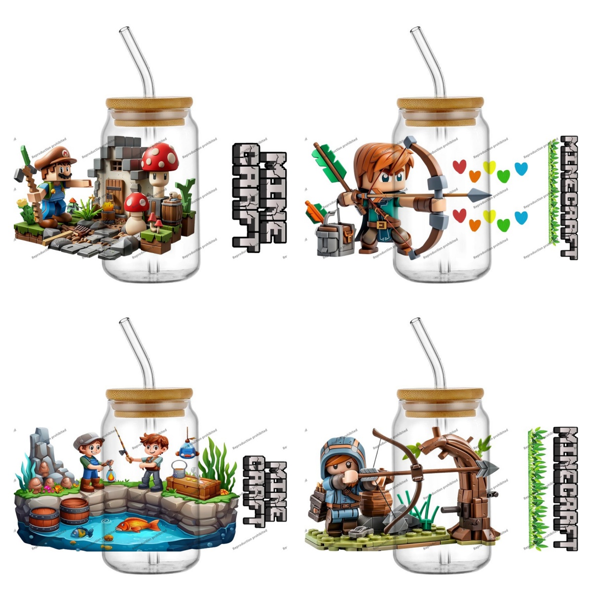 คุณภาพสูง ‌ สติกเกอร์ลายการ์ตู - Building Blocks บทวิจารณ์และราคา