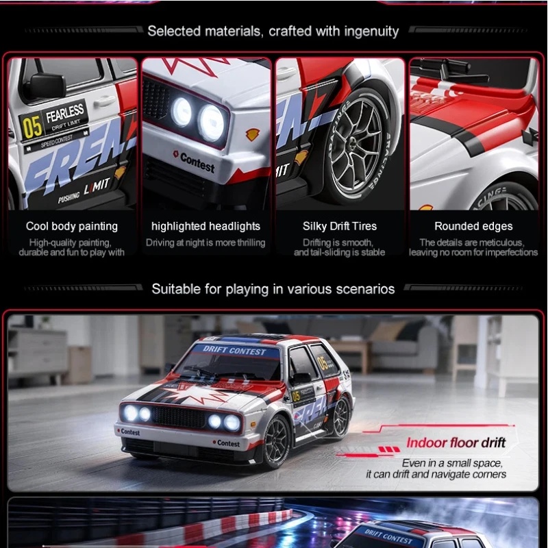 รถดริฟต์ RC รุ่นใหม่ S300 ขนาด - Rc Drift Car 1 24 Scale 4Wd บทวิจารณ์และราคา